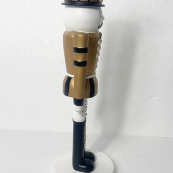 PartyLite Nutcracker Tealight Taper Candle Holder Gold Black Retired Collectible - Picture 6 of 10